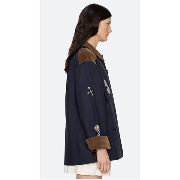 Sea New York Auth NWOT Casual Clyde Barn Jacket - Picture 4 of 15